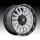 Fuel Arc D798 Brushed Silver with Gloss Black Lip Custom Truck Wheels